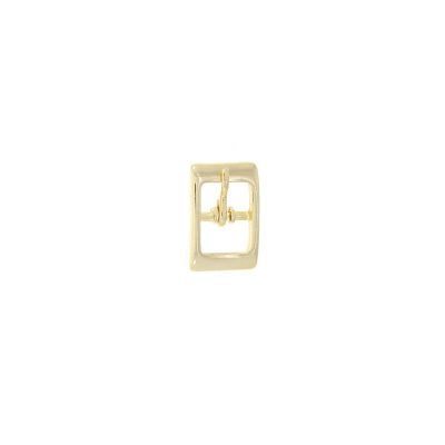 Hebilla Con Paso De 10Mm.Bañado En Oro 24Kt.(Bolsa De 2 Piezas)
