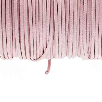 Cordon Algodón Encerado De 2.0Mm Color Rosa Bebe