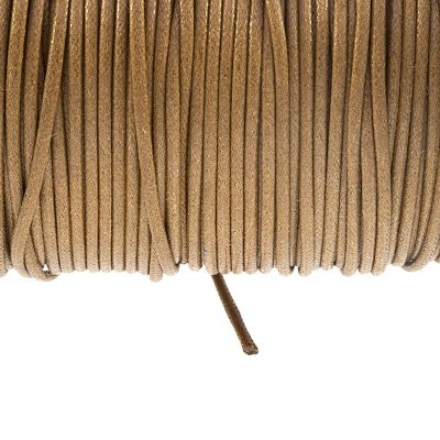 Cordon Algodón Encerado De 2.0Mm Color Castaño
