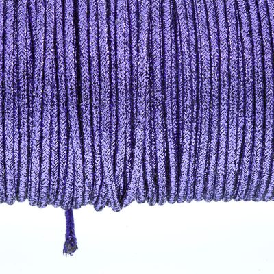 Cordon Algodon Metalizado De 2.0Mm Color Morado