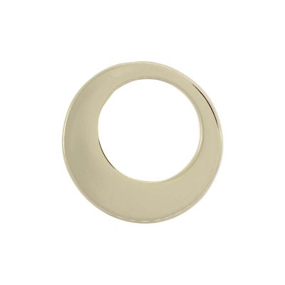 Colgante De 50 Mm.De Dia. Bañado En Oro 24Kt.(Bolsa De 1 Pieza)