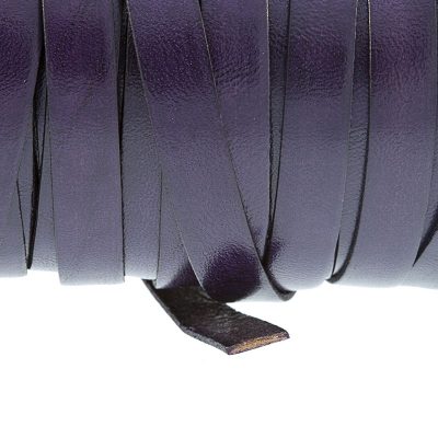 Fleje De Cuero De 10Mm Color Viola
