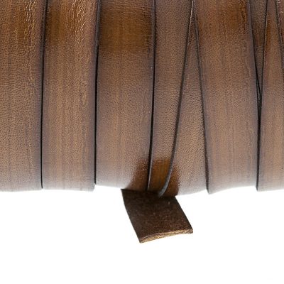 Fleje De Cuero De 12Mm Color Marron