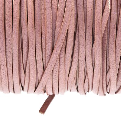 Fleje De Cuero De 3Mm Color Rosado