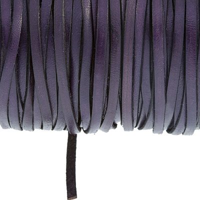 Fleje De Cuero De 3Mm Color Viola