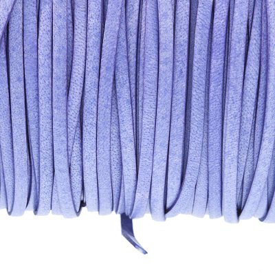 Fleje De Cuero De 3Mm Color Lila
