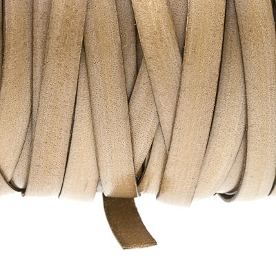 Fleje De Cuero De 8Mm Color Bone