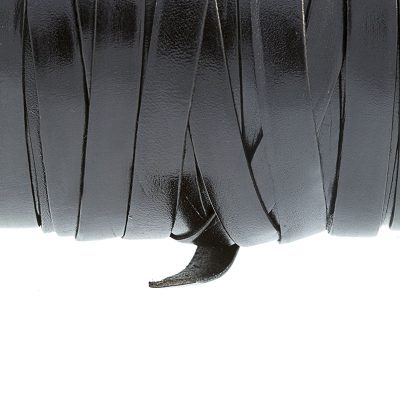 Fleje De Cuero De 8Mm Color Negro