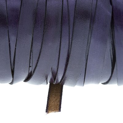 Fleje De Cuero De 8Mm Color Viola