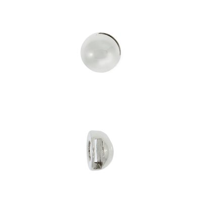 Separador Con Baño De Niquel Para Fleje De Cuero De 10 Mm.(Bolsa De 4 Piezas)