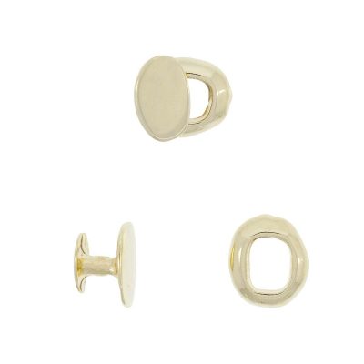 Cierre Con Baño De Oro 24Kt. Para Cordon Bolsa De 2 Sets