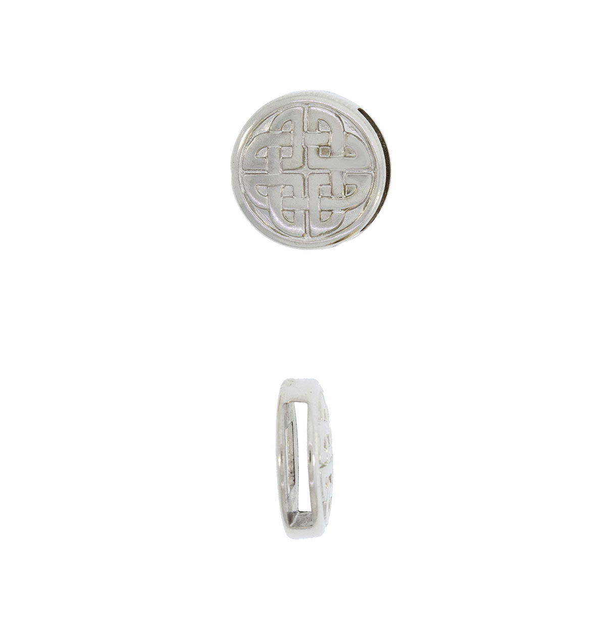 Pasador Con Baño De Niquel Para Fleje De Cuero De 12 Mm.(Bolsa De 2 Piezas)