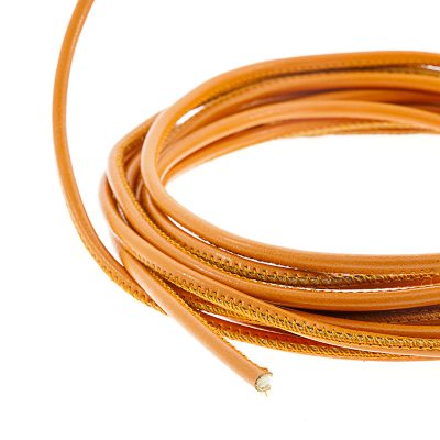 Cordon Cosido Tubular Vegano De 3.0Mm Color Melone