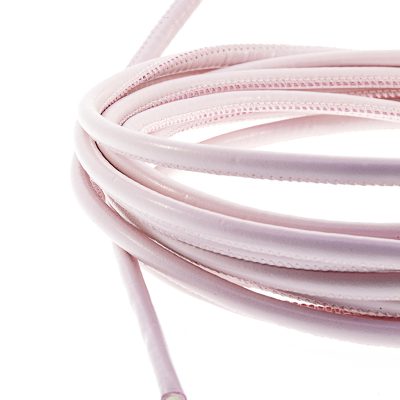 Cordon Cosido Tubular Vegano De 4.0Mm Color Cipria