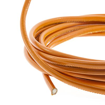 Cordon Cosido Tubular Vegano De 4.0Mm Color Melone
