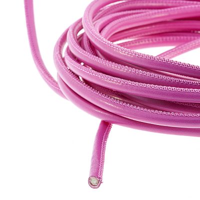 Cordon Cosido Tubular Vegano De 4.0Mm Color Pinki