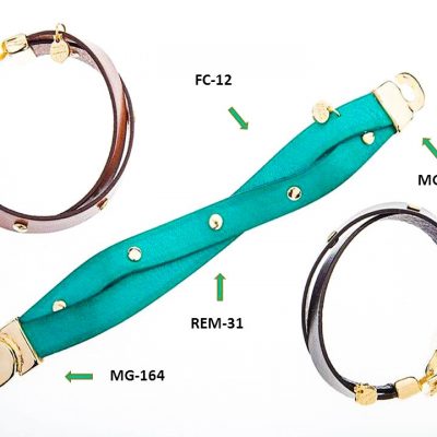 Pulsera De Tachuelas Redondas | Circle Tacks Bracelet
