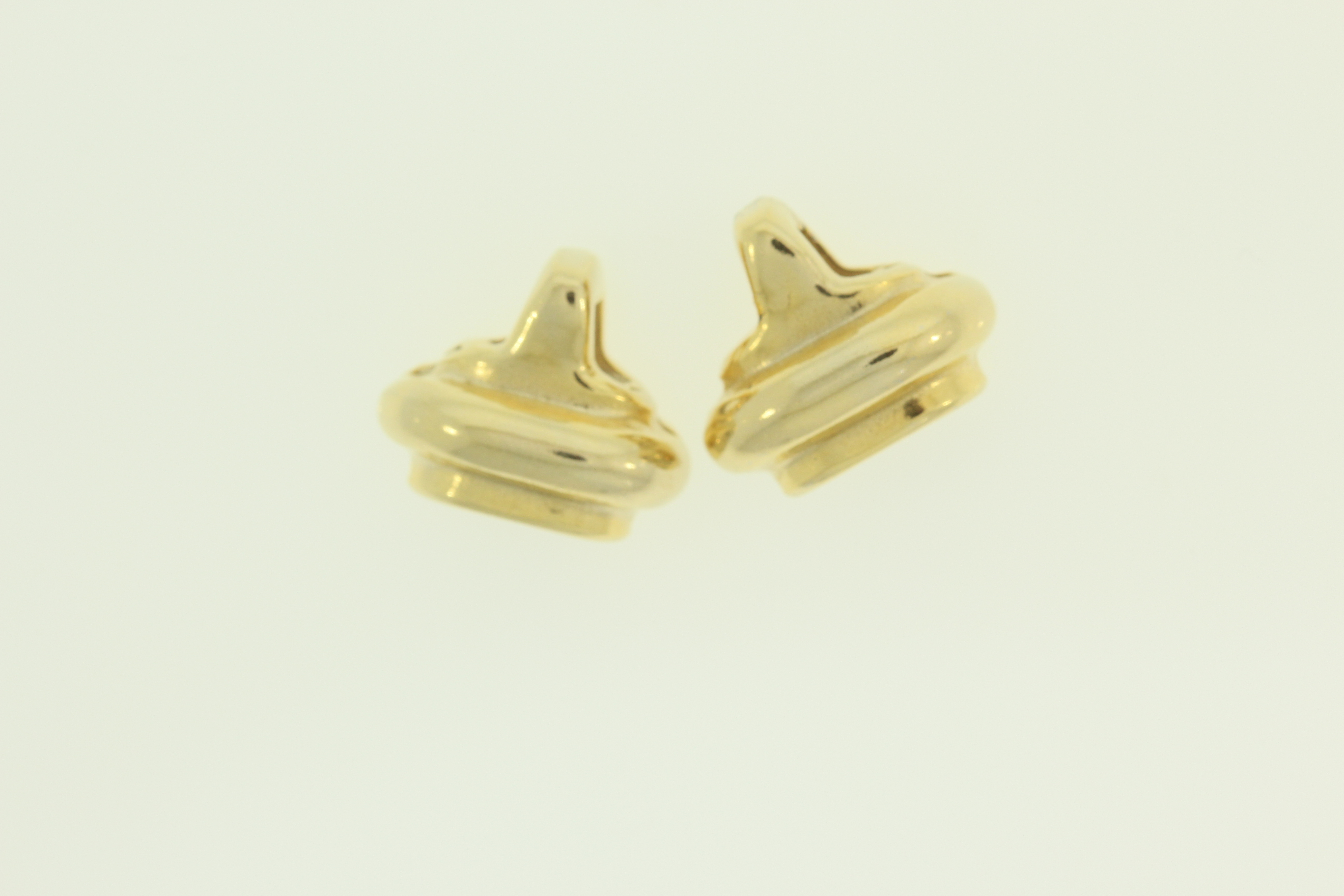 BROCHE SEMI-OVALADO BAÑADO EN ORO 24kT. (Bolsa de 4 Piezas)